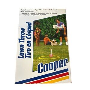 Vintage Cooper Lawn Throw Backyard Game Family Kids Outdoor Play New Opened Box
